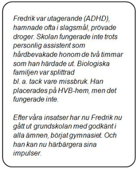 Berättelse om Fredrik med ADHD